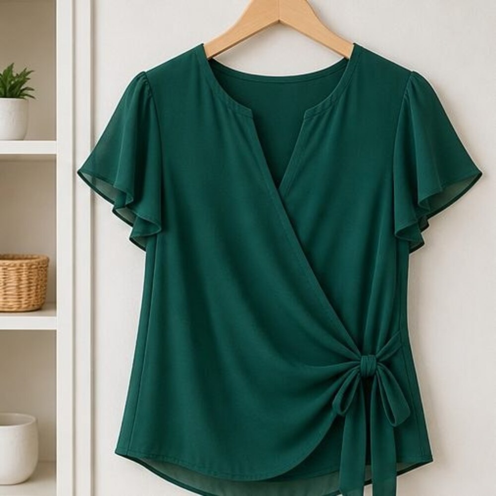 Emerald Tunic Blouse